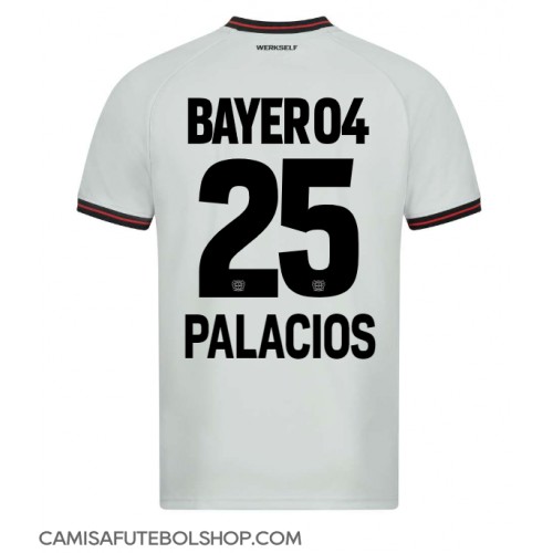 Camisa de time de futebol Bayer Leverkusen Exequiel Palacios #25 Replicas 2º Equipamento 2023-24 Manga Curta